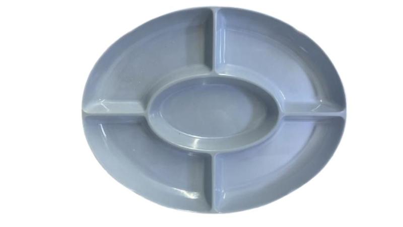 Imagem de Petisqueira oval com divisoria 25cmx20cm