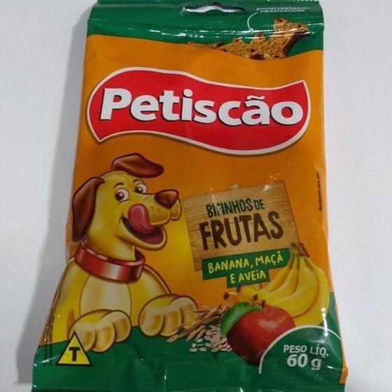 Imagem de Petisquinho de frutas petiscao 60g - PETISCÃO