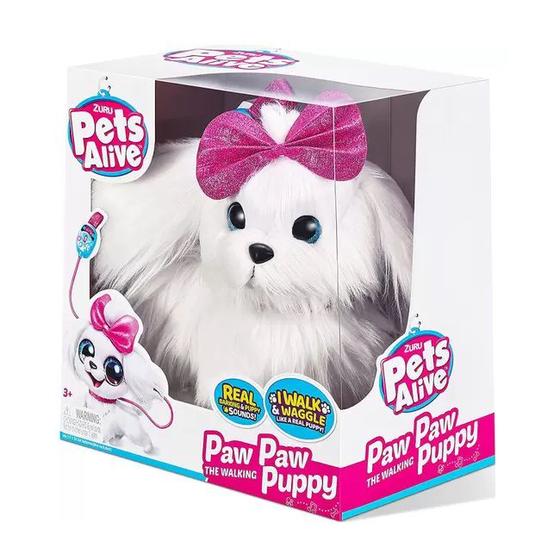 Pets Alive Lil Paw Paw The Walking Puppy 1210 CANDIDE Bonecos