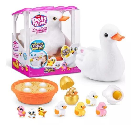 Imagem de Pets Alive Mama Duck Mamãe Pato Surprise Com Som E Movimento  - Candide