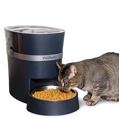 Imagem de PetSafe Smart Feed - Alimentador eletrônico para gatos e cães - Capacidade de 6L/24 Cup - Refeições programáveis - Compatível com Alexa, Apple e Android - Baterias de backup garantem a entrega de refeições durante a falta de energia