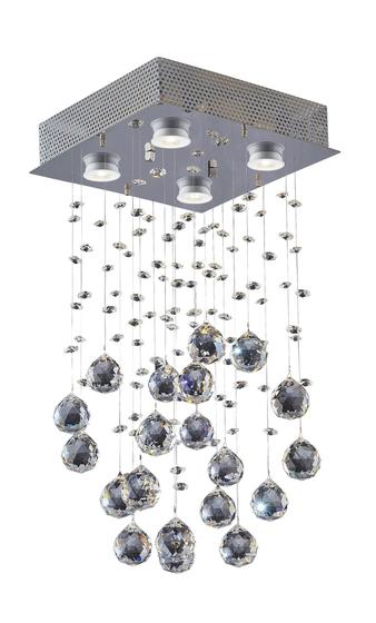 Pf. Brilhante base quadrada c/ 4 lâmpadas PW LED GU10 de 5W Bv. 3.000K (Luz Amarela) - Inclusas -Aço inox 25 x 25 x 37cm Menor preço em Pf. Brilhante base quadrada c/ 4 lâmpadas PW LED GU10 de 5W Bv. 3.000K (Luz Amarela) - Inclusas -Aço inox 25 x 25 x 37cm