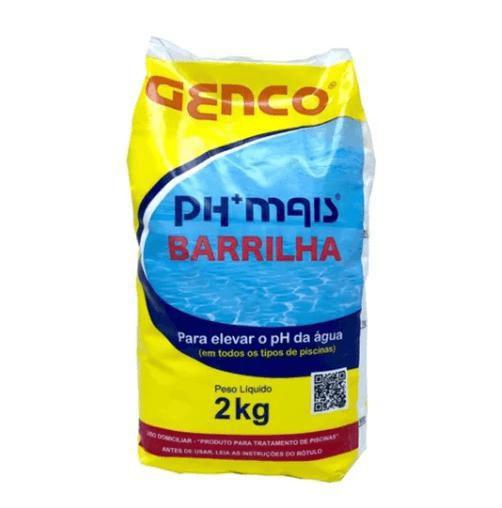 Imagem de Ph Mais Barrilha Elevador De Ph Agua Genco Piscinas 2Kg