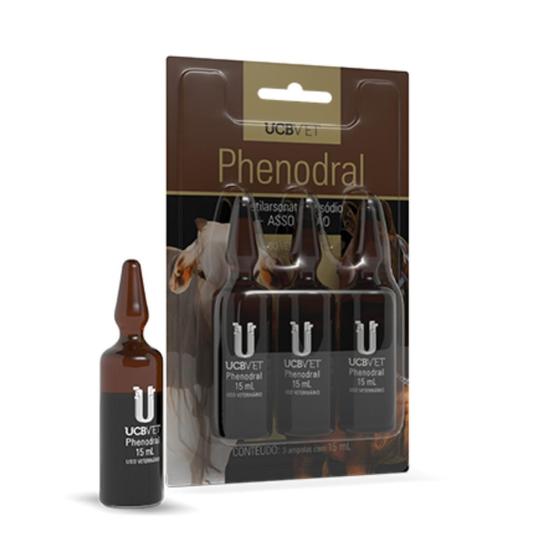 Imagem de Phenodral Tonico Metabólico Com 3 Ampolas De 15ml  Ucb