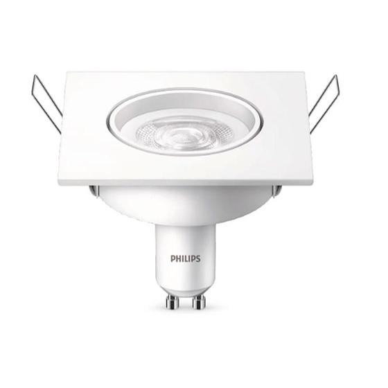 Imagem de Philips Spot GU10 Led de embutir quadrado 5W branca BV GU10