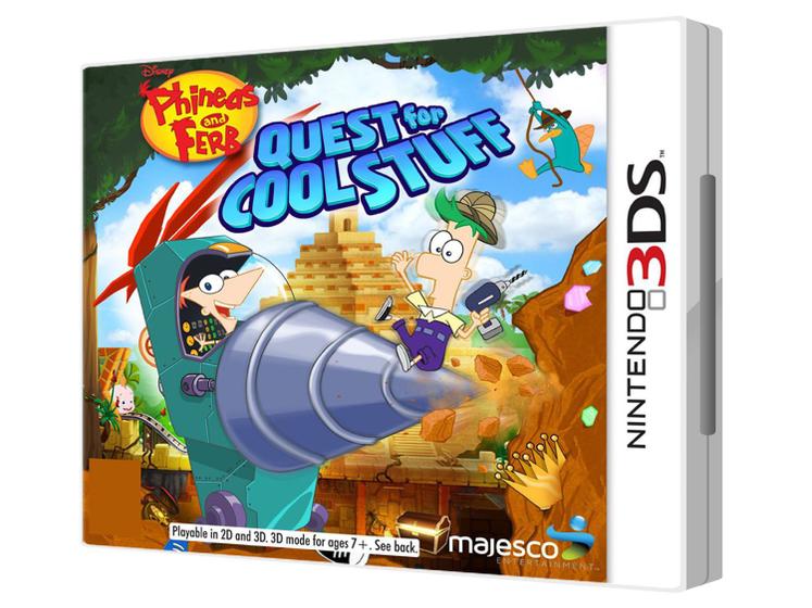 Phineas and Ferb Quest for Cool Stuff para Nintendo 3DS Majesco