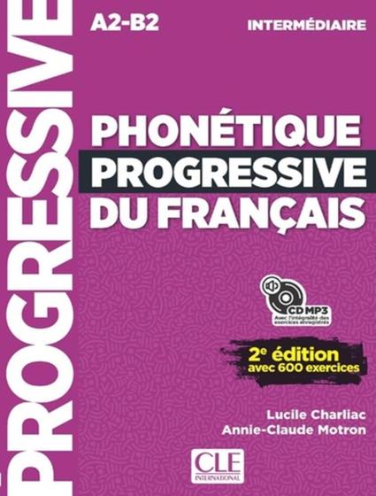 Imagem de Phonetique Progressive Du Francais Niveau Intermediaire Livre Cd Mp3 2Eme Ed