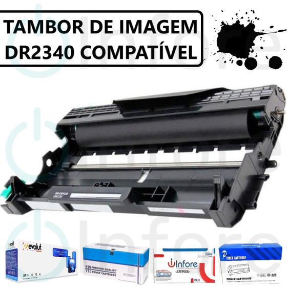 Imagem de Photocondutor Dr2340 Dr630 P/ Impressora Dcp-l2500 Dcp-l2540 Hl2340 Hl2720 Compatível