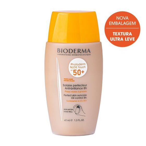 Imagem de Photoderm Protetor Solar Nude Touch Fps50+ Bioderma Dourado 40ml