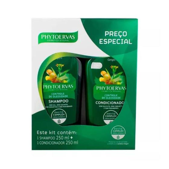 Imagem de Phytoervas Controle Da Oleosidade Shampoo + Condicionador 250ml