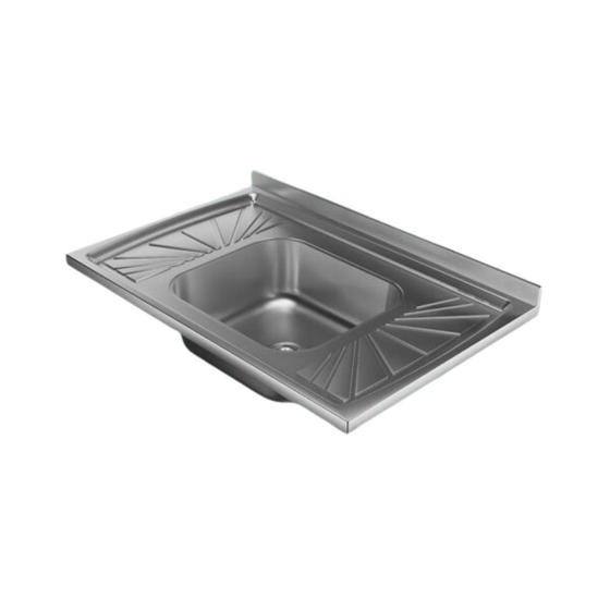 Pia aco inox polido base concreto usinado gnx - Pia e Cuba de Cozinha ...