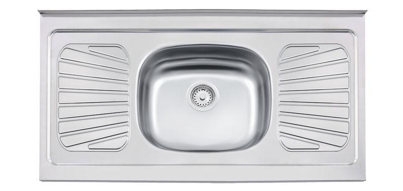 Imagem de Pia de apoio new raggi 40 em aco inox 105x52 cm tramontina