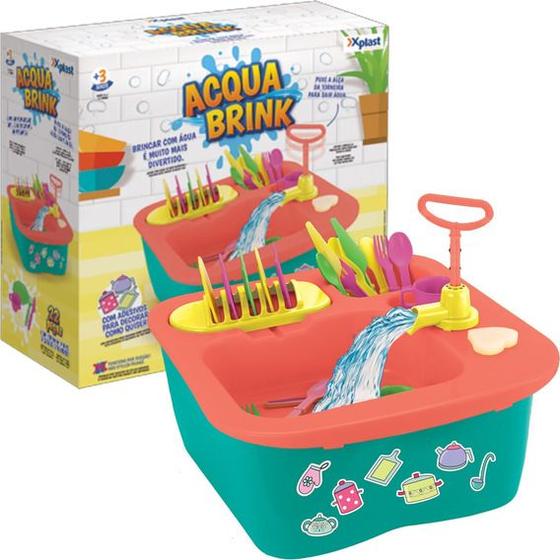Imagem de Pia Infantil De Cozinha Divertida C/ Acessórios Homeplay