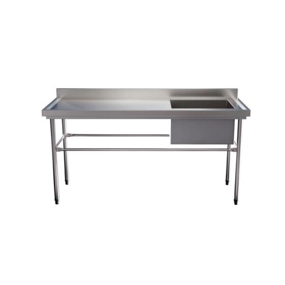 Pia inox com 1 cuba 40x30x17 (direita) 100x50x85cm urumax Menor preço em Pia inox com 1 cuba 40x30x17 (direita) 100x50x85cm urumax