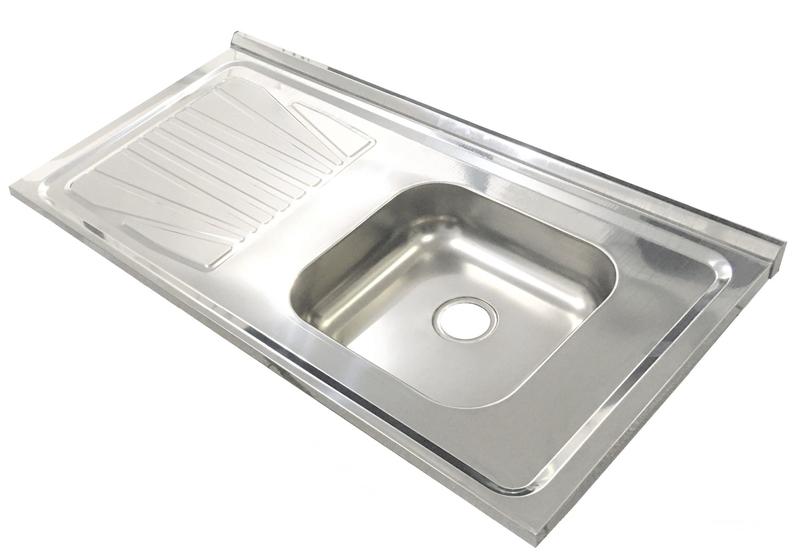 Pia Inox Fabrinox PSD1000D 100x52cm, cuba direita Menor preço em Pia Inox Fabrinox PSD1000D 100x52cm, cuba direita
