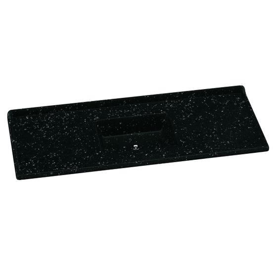 Pia Mármore Sintético Cozinha Aj Rorato Standart 140x55cm Pedra Preta Menor preço em Pia Mármore Sintético Cozinha Aj Rorato Standart 140x55cm Pedra Preta