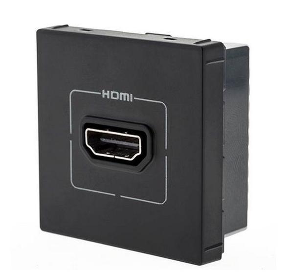 Imagem de Pial Plus+ Módulo Tomada Hdmi Preta 615092PT