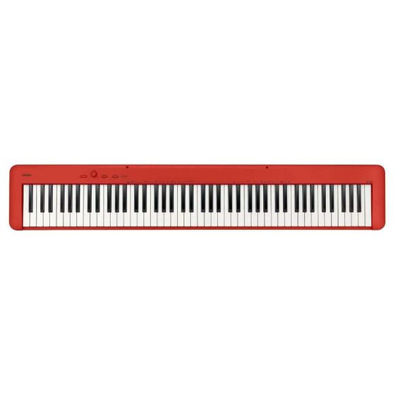 Imagem de Piano Digital Casio CDP-S160 Vermelho CDPS160 RD 88 Teclas