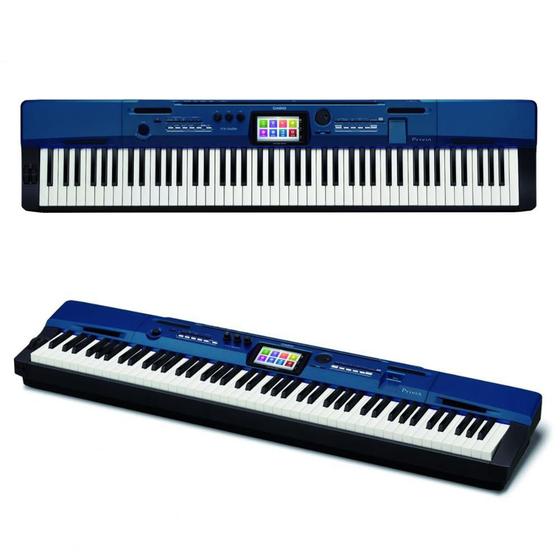 Piano Digital Casio Privia PX-560 MBE Azul 88 Teclas com 3 Níveis de Sensibilidade 2 Falante - Casio Menor preço em Piano Digital Casio Privia PX-560 MBE Azul 88 Teclas com 3 Níveis de Sensibilidade 2 Falante - Casio