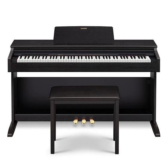 Piano Digital Celviano Ap270 BK Preto 88 Teclas com Banco, Fonte e