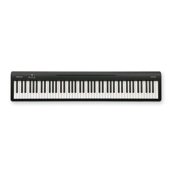 Imagem de Piano Digital Roland FP-10 BK Preto FP10