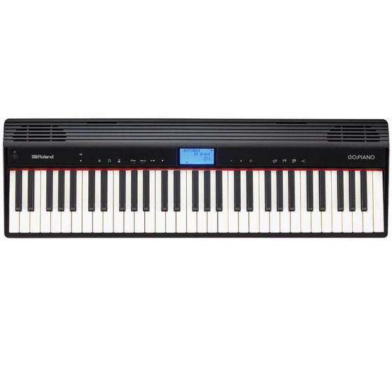 Imagem de Piano Digital Roland GO-61P Preto 61 Teclas 128 Nota de Polifonia com Bluetooth