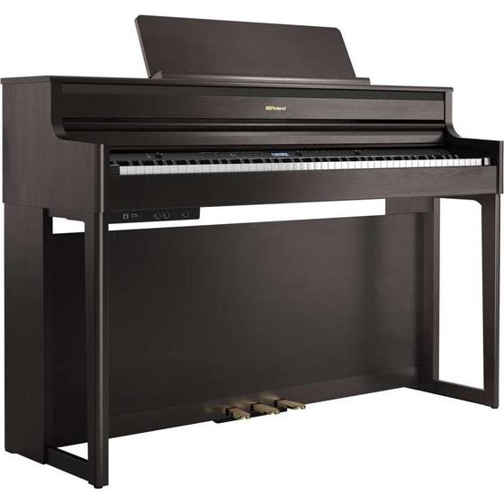 Imagem de Piano Digital Roland HP704 DR Marrom Dark Rosewood HP-704