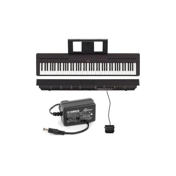 Imagem de Piano Digital Yamaha P-45 Com Pedal Preto