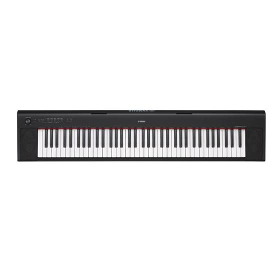 Imagem de Piano Digital Yamaha Piaggero NP-32B Preto com 64 de Polifonia e 10 Timbres