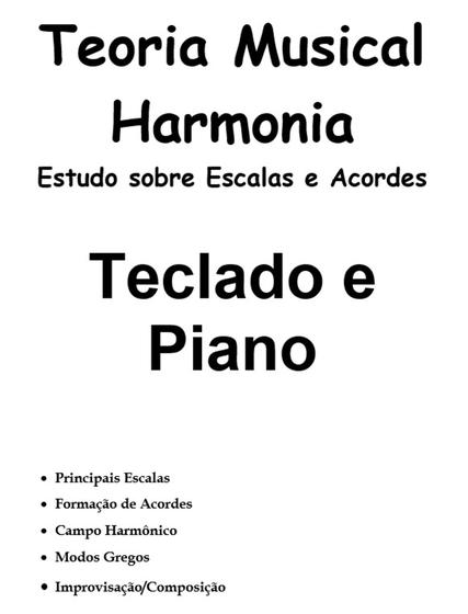 Imagem de Piano e Teclado - Teoria de Escalas e Acordes Harmonia