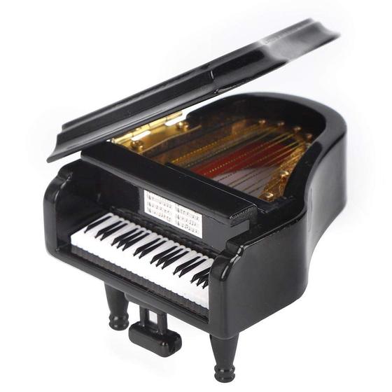 Imagem de Piano em miniatura GLOGLOW Basswood (modelo de instrumento musical)