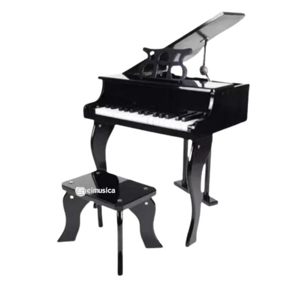 Imagem de Piano Infantil Custom Kids 30 Teclas Cor Preto CKPI 30- BK - Custom Sound