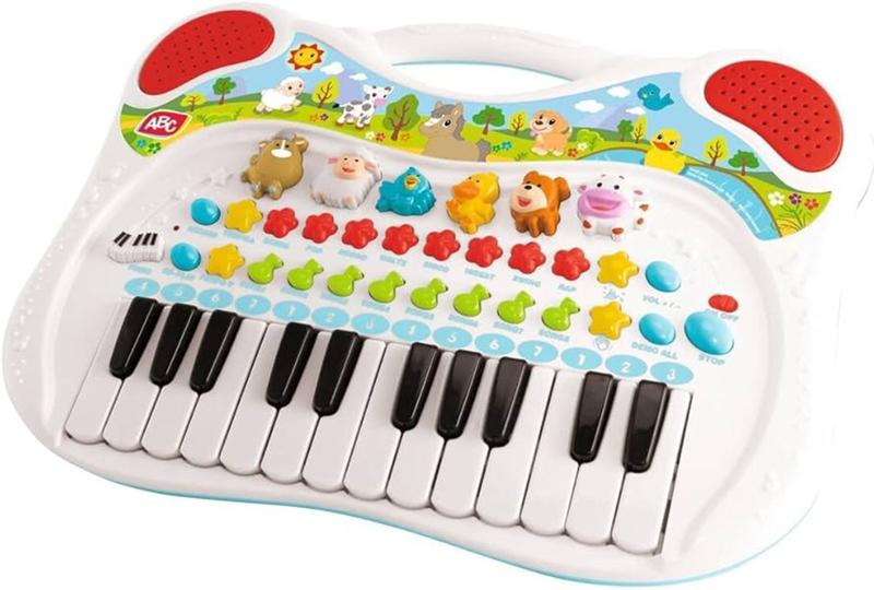 Piano Infantil Musical Animal - Braskit - Piano / Teclado de Brinquedo ...