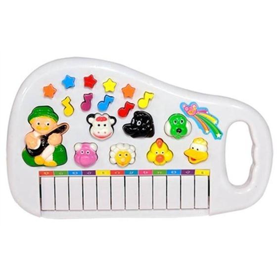 Imagem de Piano Infantil Musical Colorido Diferentes Sons De Animais