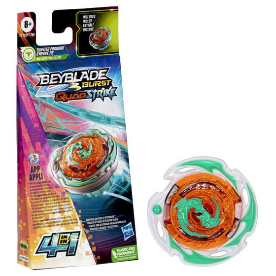 Imagem de Pião de Batalha - BeyBlade Burst - Quadstrike - Twister Pandora Evasive P8 - 4 em 1 - Hasbro