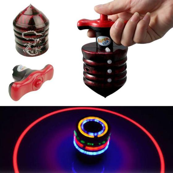 Imagem de Pião de brinquedo com luz e som flashing peg-top