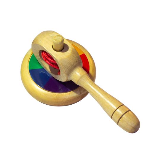 Imagem de Pião Madeira Brinquedo Infantil Clássico retrô