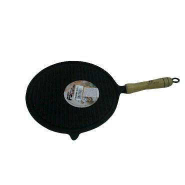Imagem de Picanheira em ferro fundido redonda grelhada 24CM