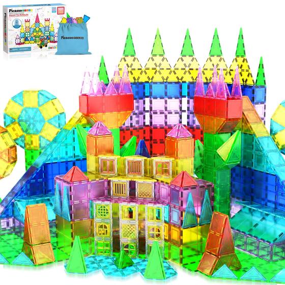 Imagem de PicassoTiles PT06 - 101 Telhas Magnéticas com Estojo (3+)