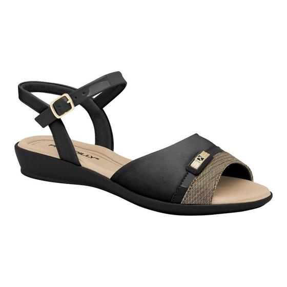 Piccadilly Sandália REF 500270 Linha Conforto PRETA Menor preço em Piccadilly Sandália REF 500270 Linha Conforto PRETA