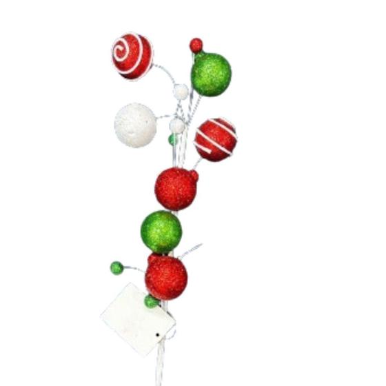 Pick Galho Natalino Candy 50Cm 1004984 1Un Cromus - Rei Do Armarinho Imagem de Pick Galho Natalino Candy 50Cm 1004984 1Un Cromus