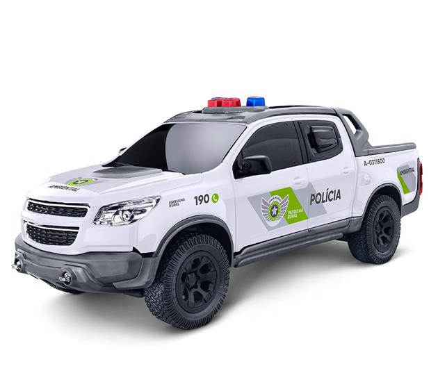 Imagem de Pick - Up S-10 Polícia Ambiental 31 Cm Roma Brinquedos - Ref. 1151