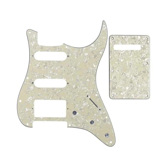 Imagem de Pickguard para Guitarra Elétrica (11 Furos HSS/SSH) - 8 Cores com Parafusos