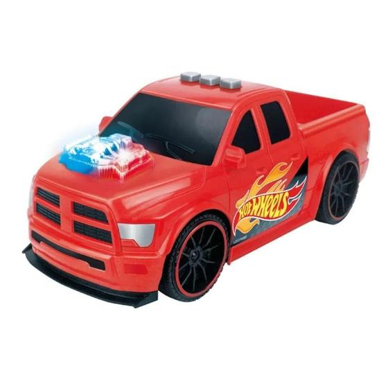 Imagem de Pickup Truck Com Luz E Som Hot Wheels Multikids - Br1820