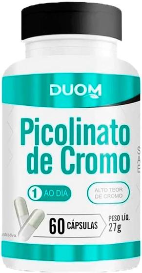 Imagem de Picolinato de Cromo 1 ao dia 60 Capsulas 240mcg Duom