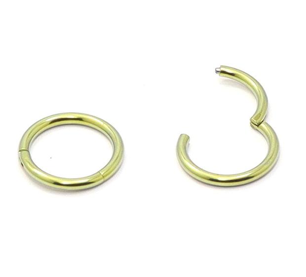 Imagem de Piercing Argola Articulada Click 1.2mm em Titânio Anodizada Várias Cores