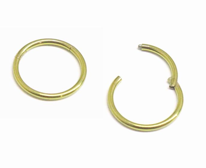 Imagem de Piercing Argola Articulada em Titânio com 0.8mm para Aba Nasal - Fininha