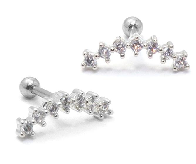 Imagem de Piercing Cluster 7 Pedras com Zircônias