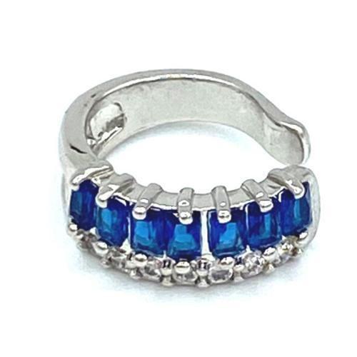 Imagem de Piercing Cravejado Com Zircônia ul Banhado Em Ródio Branco