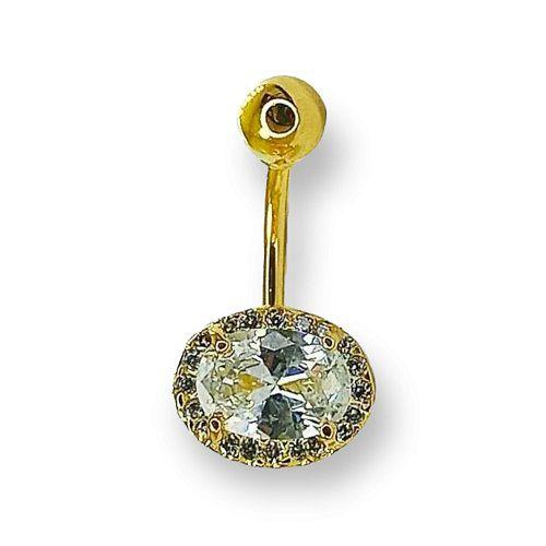 Imagem de Piercing de ouro 18 k de umbigo